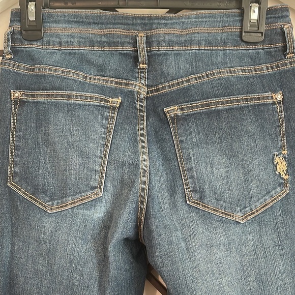 US POLO ASSOC. BUTTON FLY HIGH RISE JEGGING JEANS SIZE 9/10 - Picture 8 of 12